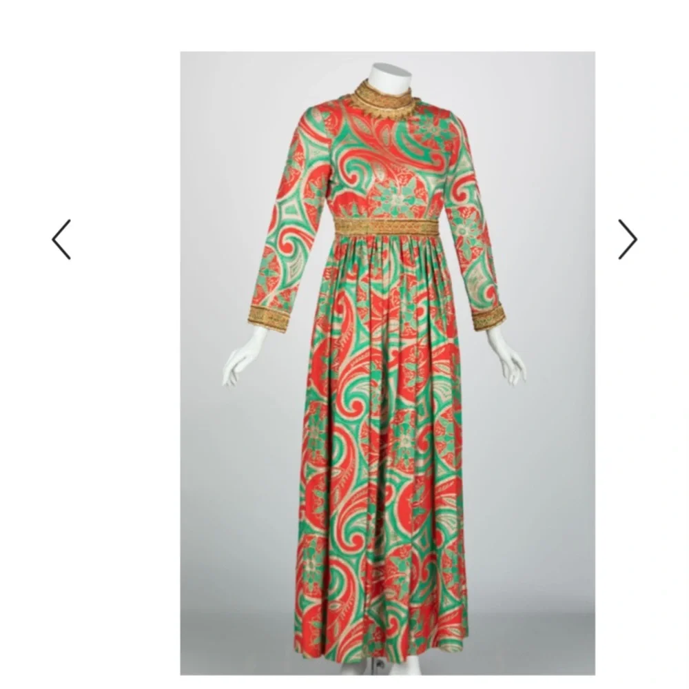 RARE VINTAGE OSCAR DE LA RENTA 1960S DRESS - Picture 3 of 15